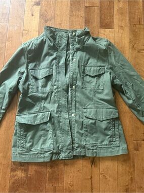 Banana Republic Kids Utility Jacket in Olive Green